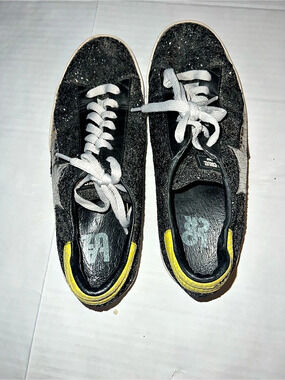 Lola Cruz sneakers Glitter EU 40 (US 9) Black & Yellow